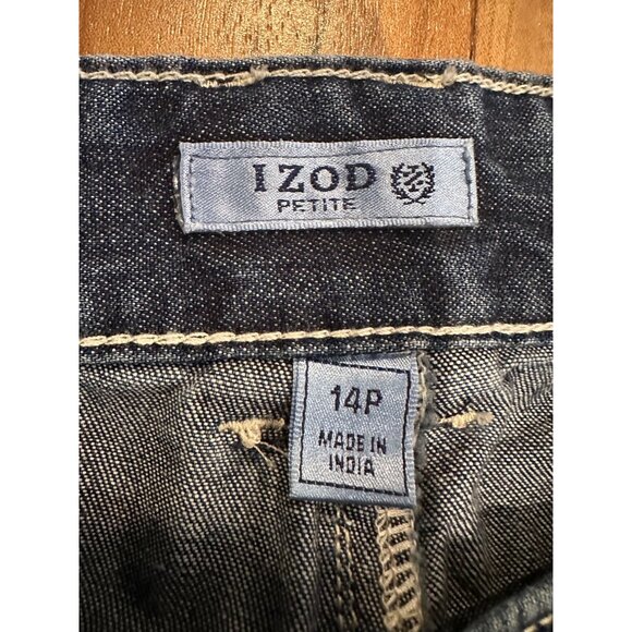 Y2K IZOD Petite Denim Capri‎ Jeans – Size 14P – Made in India - Picture 2 of 7